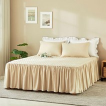 침대 베드 스커트 프릴 매트리스 커버 레이스 SS Q K LK SK 사이즈