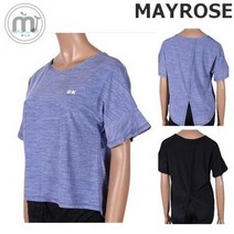 메이로즈 여름 헬스 요가 루즈핏 티셔츠_RE_520 MLX 반팔 여자 스포츠 여름 여자티셔, 본상품선택