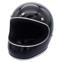 댐 트랙스 (DAMMTRAX) 오토바이 헬멧 풀 페이스 AKIRA 블랙 M 사이즈 (57CM ~ 58CM)