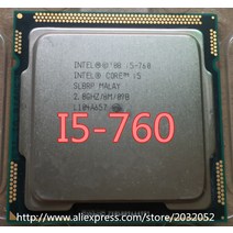 i5 3570 인텔 코어 i5760 프로세서 2.8 GHz 8MB 캐시 소켓 LGA1156 45nm 데스크탑 i5 CPU, 한개옵션0