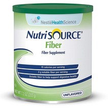 NutriSOURCE 섬유 보충제 - 204g (7.8온스) 통 (파우더) - 각 - NES97551SND282100