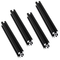 4pcs 블랙 100-800mm 2020 cnc 레이저 조각 기계 3d 프린터 카메라 슬라이더 가구에 대 한 알루미늄 프로필 압출 프레임, 협력사, 500mm