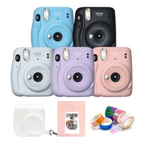 인스탁스 미니11+전용가방+마카롱2단앨범+통통이 SET, 1개, 라일락퍼플