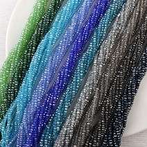 비즈아이 [2-403B]크리스탈 론델컷 1mm 약1.8x2.5mm TRAB 1줄(약190개)