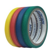 칼라 마스킹테이프빨강/12mmx12m/4개입