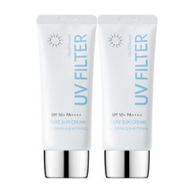 유브이 필터 퓨어 선크림/썬크림/혼합자차 50ml 1+1, 유브이 필터 퓨어 선크림/썬크림