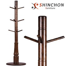 신촌가구 아담 원목 스탠드 옷걸이, 1개