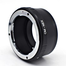 OM-NEX 어댑터 올림푸스 OM 렌즈 용 소니호환 E 마운트 카메라 NEX-7 A6000 A5100, 한개옵션0
