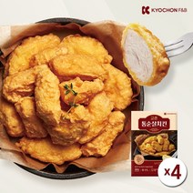 [교촌치킨] 교촌 통순살치킨 300g x 4팩, 4개