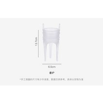 중식화구 중화렌지 최신 중국 스타일 화이트 워터 유리 삼각대 향 버너 스토브 장식 홈 인테리어 데스크탑, 01 Incense burner