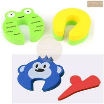 손끼임방지 문에 끼우는 문닫힘 방지 스펀지 스폰지 문쿵 문콕 어린이집, 돼지