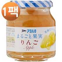 아오하타 통 과일 사과 잼 250g, 1팩