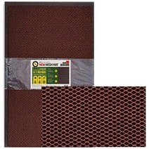 벌집망 출입구 현관 발매트 50cmX80cm 먼지제거 물기제거 현관매트 출입구매트 미끄럼방지 오렌지