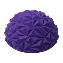 토구 트라택 피트니스 근육 발 전신 운동 피로 해소 요가 하프 볼 마사지 볼 건강 요가 훈련 액세서리, 자주색