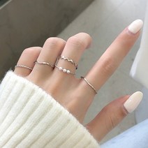 다왕 bnZR079 유앤아이 레이어드 반지