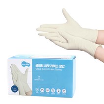 글러브써밋 라텍스장갑 L, 1개, 100매입
