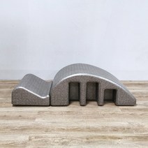 스파인코렉터 홈 필라테스 요가 스트레칭 기구 피트니스 장비 아크 벤딩 자궁 경부 척추, 은, 02 Silver
