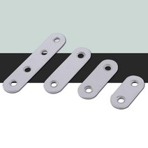 DIY 가구보강 일자형 스틸 평철 꺽쇠 식탁철물 부속품, 3호 10개