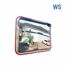 WS스텐사각반사경(가로)반사경사각형가로모양스텐레스재질, 단품