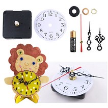 . 시계만들기 시계판 탁상용 동물 그리기시계 시계부속 시계부속품 6종