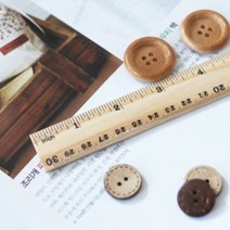 30cm 나무자/룰러/재단자/우드룰러/재단/인치센티겸용, 1개