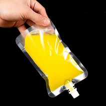 피케이몰 투명 액상주스 액체 음료 스파우트 파우치 주스팩 10개입, 200ml