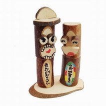 미니 나무조각 장승 만들기 미술 작품 공작 재료 10P, 본상품선택, 본상품선택