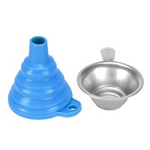 실리콘 SLA 깔때기 금속 UV 수지 필터 컵 세트 3D 프린터 광 경화 54DB, 01 Blue