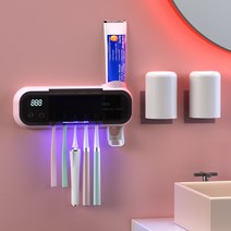 Natural light 가정용 전자동 공기정화 UVC 칫솔살균기, 흰색 UVC자외선+공기 정화