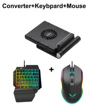 게임패드 3 In 1 PUBG Controller Mobile Gamepad Cooler Fan Gaming Keyboard Mouse Converter Bluetooth For IOS Android Phone PUBG Adapter, China, 1 set 496