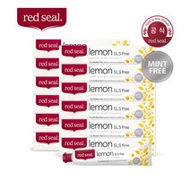 [레드씰] 레몬 SLS free 치약 100g X 12개/레몬 라임 오일 함유, 상세 설명 참조, 상세 설명 참조, 상세 설명 참조