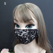 국내제작 콧등와이어장착 레이스 셔링 순면마스크