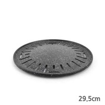 키오 구이용 돌판 불판 고기 삼겹살 굽는 업소용 마블코팅 원형 불판 가스용 29.5 x 1.5cm SB+4500EA