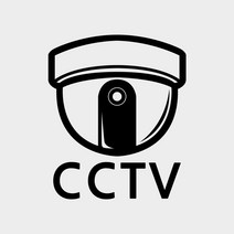 스티커비치 CCTV 설치안내판03 스티커 매장스티커 모음, 검정(기본)