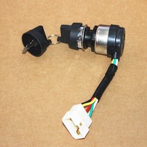 경운기쟁기 경운기부품시작 스위치 5 와이어 Yanmar L100 KAMA KIPOR 178F 발전기 디젤 경운기 도어 잠금, 한개옵션0