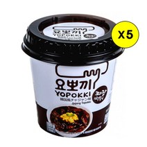 (상온)[요뽀끼]짜장 떡볶이120gx5
