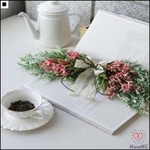 베이비샤워 웨딩홀 벽면포인트 파티용품점 나뭇잎가랜더 이파리가랜더, 핑크