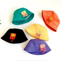 아기 유아 스마일 벙거지 썬햇 모자