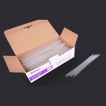 깔끔한 연구자료 문서제본 크리스탈링 20mm 제본기링 클립 제본스프링 제본용와이어링 와이어링제본 와이어