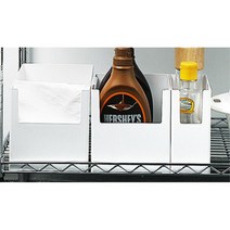 네임텍 클립 적증가능 수납박스 소품정리 수납함 서랍, 좁은형(대)