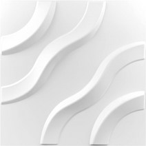 세라믹사이딩 메탈사이닝 아트월 3D 입체 벽 스티커 장식 거실 벽지 벽화 방수 패널 금형 욕실 주방 30x3, 18 P_01 1 Piece-Bright white