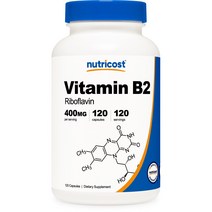 뉴트리코스트 비타민 B2 리보플라빈 400mg 캡슐, 120개입, 1개, 120정