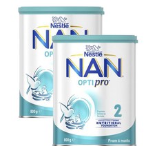 네슬레 옵티프로 2단계 분유 우유 6-12개월 청정호주 Nestle NAN OPTIPRO 2 Baby Formula 800g 2팩