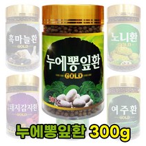 더블 에이치 노니 흑 마늘 여주 양 배추 자색 돼지 감자 누에 뽕 잎 환 300g 효능 효과 옵션, 누에뽕잎 환, 300g x 1통