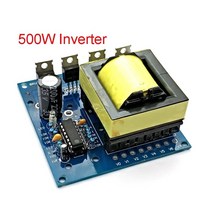 변압기 인버터DC-AC 500W 인버터 부스트 보드 변압기 전원 DC 12V AC 220V 자동차 변환기 모듈, 한개옵션0