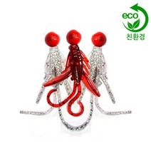 호그웜 지그헤드 3개입 송어 산천어 얼음낚시 미끼 웜, 단품