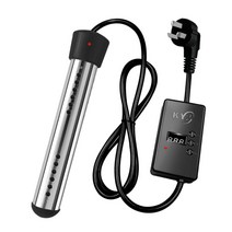 가정용 물데우기 온수 히터봉 220v 전기 온수기 순간온수 가열기, 블랙 3000W  1.6m