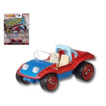 프라모델 Hot Wheels-팝 컬쳐 온워드 스쿠비두 TV 배트 모빌 랜드 상어 기니버 미스터리 머신 1:64 다이캐스트 모델 자동차 장난감 DMC55, SpiderMan Mobile