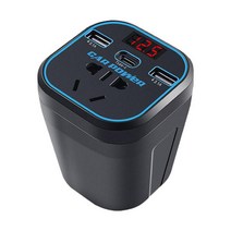 태양광인버터 순수정현파인버터 차량용인버터 차량용 전원 인버터 12V 24V 220V 컨버터 C타입 다기능 충전기 소켓 3.1A 고속, [01] A, 1개