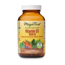 Megafood 비타민 d3 1000lu 타블렛, 90개입, 1개